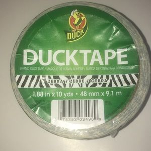 [P5] Duck Zebra Duck Tape - 1.88 in x 10 yds